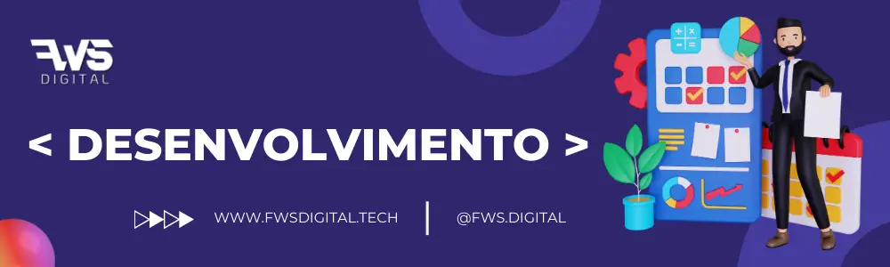 Criar Sites - Banner, serviço de desenvolvimento web da FWS Digital